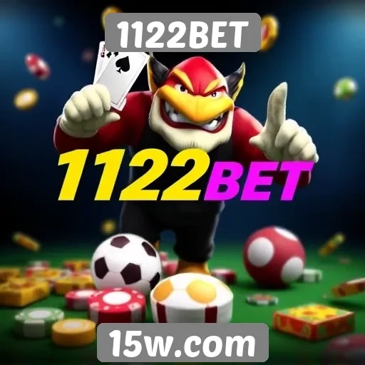 Variedade de jogos disponíveis no 1122BET